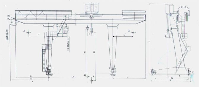 MDG單主梁吊鉤門(mén)式起重機(jī) MDG單主梁吊鉤門(mén)式起重機(jī)